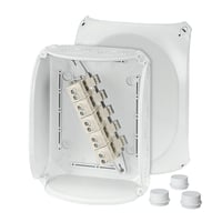 Forgreningsdse DK2525G, 10-25 mm, 255 x 205 x 112 mm, gr, IP 66 – Hensel