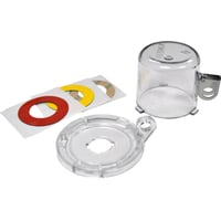 Lockout til ndstop, klar, 16 mm