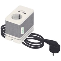Bordstikkontakt enkelt med USB A/C, hvid - Schneider Electric billede
