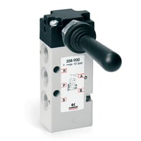 Manually operated valve-5/2 -1/8 - lever-lever358-900 MAN. VALVE SER. 3