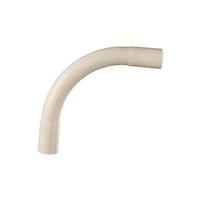 Plastb?jning p? 90? med muffer, 32 mm