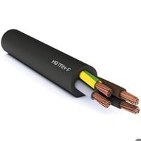 Gummikabel Gksoj, 5G2,5mm2, H07, 50 meter, sort – 50 meter