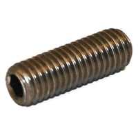 Pinolskrue, med krater, DIN 916, A2, M6x6 - 200 stk