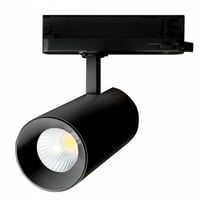 Spectrum Sort Skinnespot med Spredningsgrader, RA90 og 3-faset Effekt p 15/50W – 230V Input og 1500/2500lm