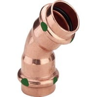 VIEGA Profipress bøjning 22mm 45Gr. af kobber, SC-Contur Press muffe/muffe