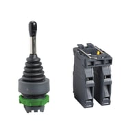 Joystick XD5, 4 retninger, 1NO, betjening med fjeder-retur - Schneider Electric