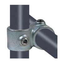 Overgangskryds 1″ (33,7 mm), galvaniseret, vandrrs-fitting til stativ og reol – Pipe Clamps