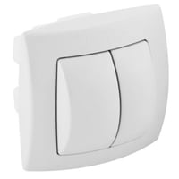 Geberit Prego, pneumatisk trykknap til dobbeltskyl, hvid