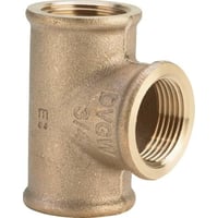 Billede af 3/4"x 1/2" x 1/2" Rdgods Silicium Bronze gevindfittings T-stykke