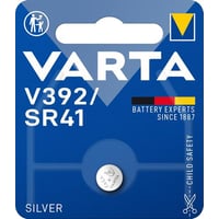 Varta batteri V392 SR41, 1.55V, 40 mAh, 7.9 mm diameter, 3.6 mm hjde, slv - Varta