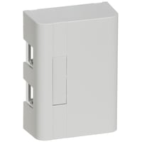 LK FUGA - Softline underlag med indbygget dataudtag til 1-2 stk. Actassi konnektorer, 1 modul, lysegr