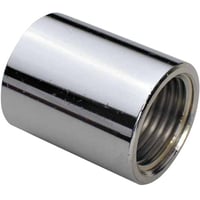 Forkromet messing muffe, " x "