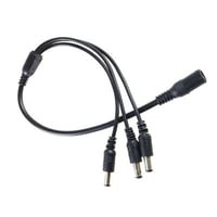 Billede af DC kabel 3-vejs splitter - Til LED strips, Sort, 5V-48V