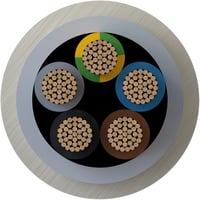 Kabel 5G6 NOIKX Flex 90, 1000TR - NKT - pr. meter