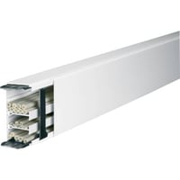 Hager Kabelkanal LF - Kanalbund med lg, 60 x 190 mm (LF 60190), perlehvid - 2 meter