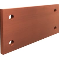 Skinnelaske 50x10 til 2 skinne - Rittal
