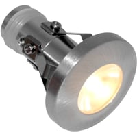 Billede af Nordtronic Viola Mini, lille LED-spot til indbygning, 2W / 30 / 2700K / dmpbar - brstet aluminium hos WATTOO.DK