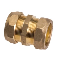 Conex, 28 x 22 mm komp. lige kobling, godkendt til PEX og kobber