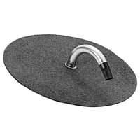 Kabelgennemfring til hldningstag, sort stl/phnix, 32 mm med krymp