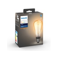 Se Philips Hue E27 LED-pre, ST72 Edison-filament, White, Zigbee + Bluetooth (restsalg) hos WATTOO.DK