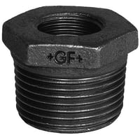 +GF+ Nippelmuffe sort koncentrisk 1/2" x 3/8"