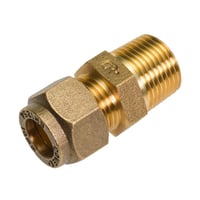Kompressions nippel, 18 mm - 3/4'', messing