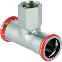 Mapress El-Forzinket, 35 mm x ¾" x 35 mm Tee med gevind Geberit