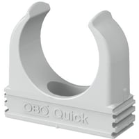 Rrholder 2955, M25, lysegr, RAL7035 - 100 stk