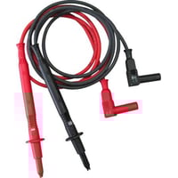 Prveledningsst luxus silikone, rd/sort, 100 cm – Elma Instruments