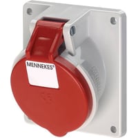 CEE vgudtag skr, 32A, 5P, 6H, 400V, IP44, skruels - Mennekes