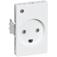 Clic stikd?se M/LAMPE hvid