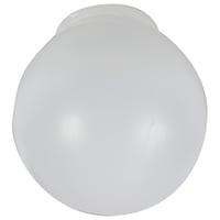 Plastkuppel Opal 150 mm, 84,5 mm Gevind