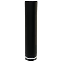 MB Sorte røgr. 80mm500mm lgd - længde 500mm x 1mm med keramisk pakning