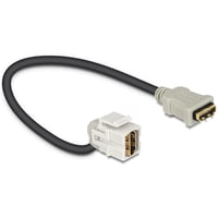 DeLOCK Keystone med kabel, HDMI, 22cm, gr