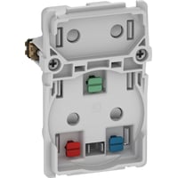 Lk Fuga Stikkontakt Med Jord Og Europlug Udtag Maks. 2 5a 1 Modul Uden Afdkning/tangent Lauritz Knudsen