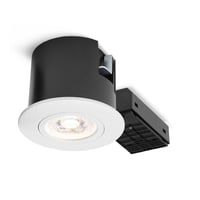 Nordtronic Quick Spot G2 indbygningsspot, GU10, 230V, LED (rund), hvid (mat) - 10 pak