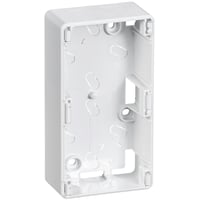 OPUS 66, Underlag, 34 mm hjt, 2 modul, hvid – Lauritz Knudsen