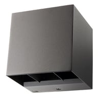 Vglampe SG Armaturen Artes Mini LED, 2700K, grafit