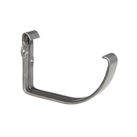 Plastmo konsoljern - halvrund 11" galvaniseret