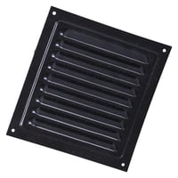 Jalousirist med insektnet, 150 x 150 mm, sort – Duka