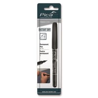 Pica pen classic 533, marker sort, 0,7 mm, fin, vandfast og gnidningsfast