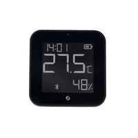 Shelly BLU H&T ZB temperatur- og fugtighedsensor med display, Bluetooth + Zigbee, sort