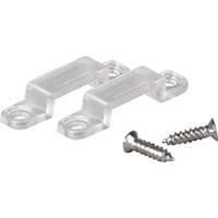 Clips til LED-strip 230V, IP65, transparent - 20 stk.