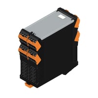 Din rail housing set (modular housing), bredde 45 mm, IP20, plast, PA 66 GF 30