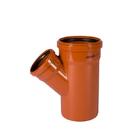 Ostendorf 160 x 110 mm 45 gr. PVC-kloakgrenrør