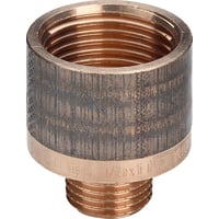 3/8" x 1/2" Spidsmuffe Rdgods Silicium Bronze billede