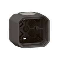 PLEXO 55 IP55 underlag 2 modul membran, antracit