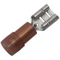 Isoleret spademuffe A1505FLS5, 0,5-1,5mm, 4,8x0,5, rd - Elpress - 100 stk