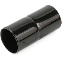 Muffe stl, 20 mm (3/4"), sort lakeret