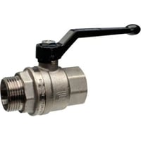 Mercury TEA kugleventil, 1/2", muffe-nippel med hndtag